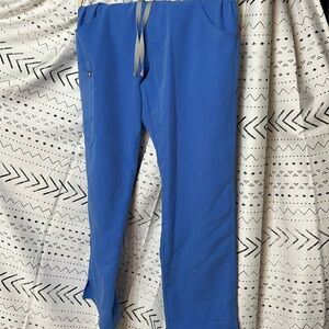 FIGS Cade Cargo Scrub Pants - Ceil Blue